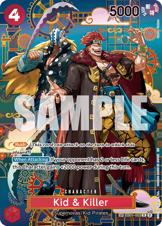 Kid & Killer (Character) (OP14 Reprint) (EB01-003) (R) (SP)