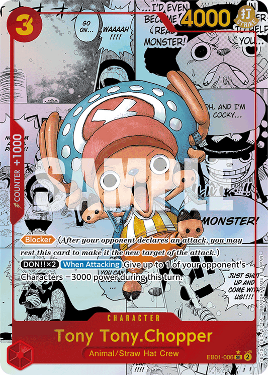 Tony Tony Chopper (Character) (EB01-006) (SR) (Alternate Art) (Manga Rare)