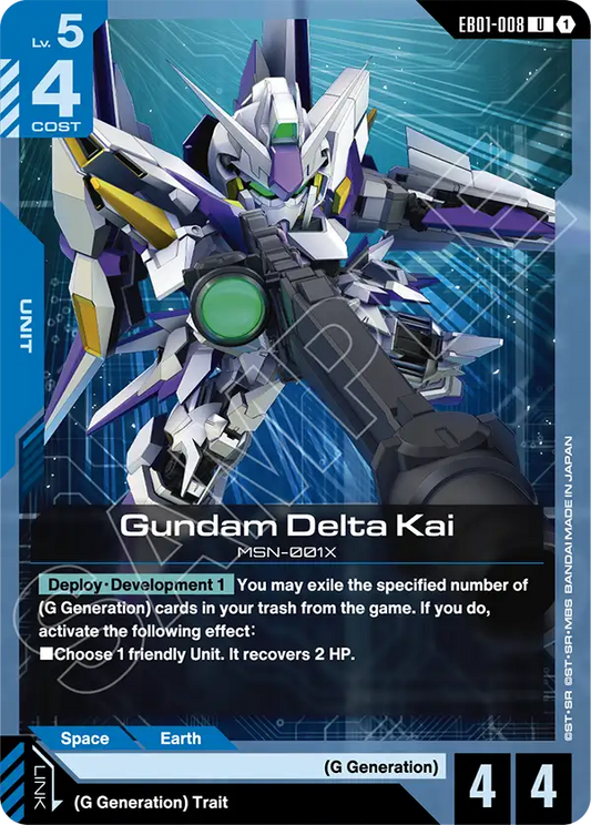 Gundam Delta Kai (Unit) (EB01-008) (U)