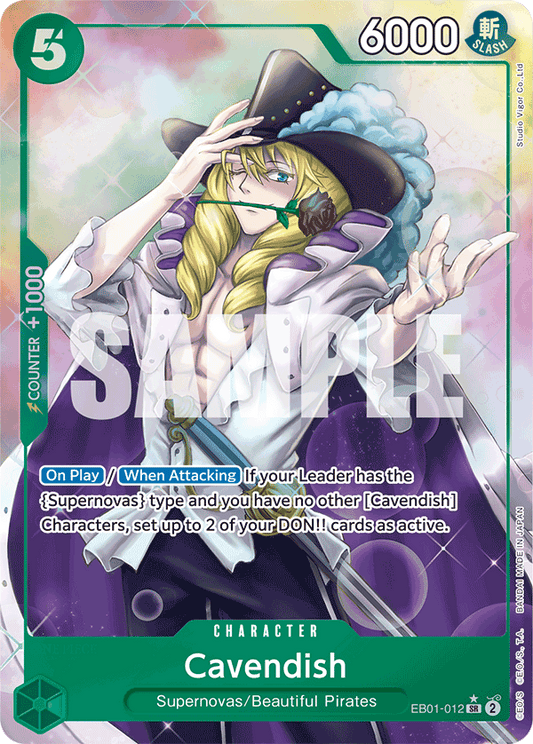 Cavendish (Character) (EB01-012) (SR) (Alternate Art)