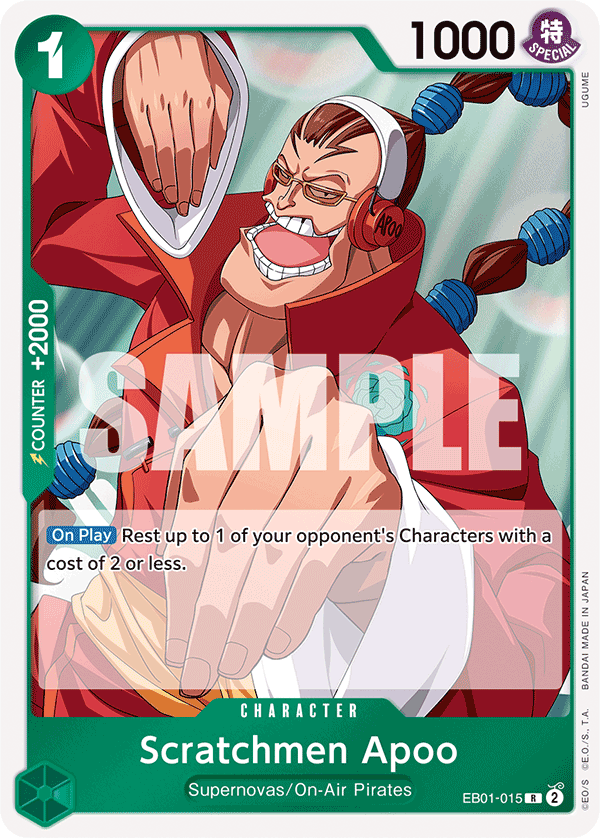 Scratchmen Apoo (Character) (EB01-015) (R)