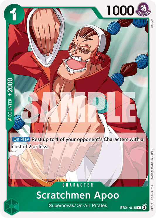 Scratchmen Apoo (Character) (EB01-015) (R)