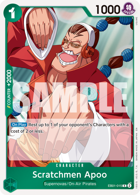 Scratchmen Apoo (Character) (EB01-015) (R) (PRB02)