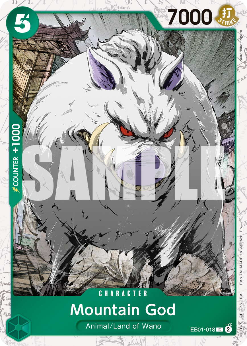 Mountain God (Character) (EB01-018) (C) (FOIL) (PRB02)