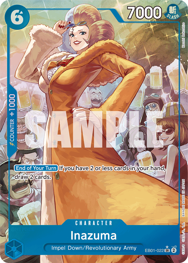 Inazuma (Character) (EB01-022) (SR) (Alternate Art)