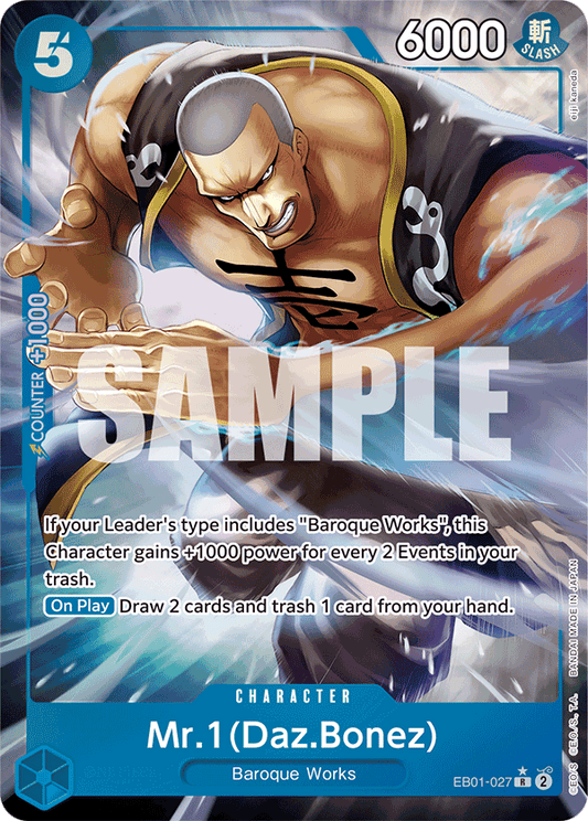 Mr 1 Daz Bonez (Character) (EB01-027) (R) (Alternate Art)