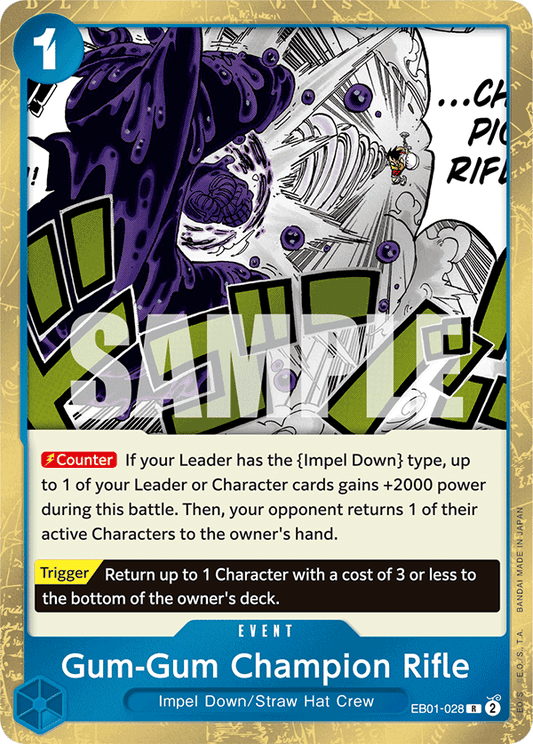 Gum-Gum Champion Rifle (Event) (EB01-028) (R)