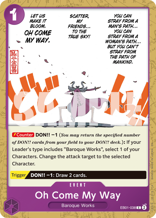 Oh Come My Way (Event) (EB01-038) (C) (NON-FOIL) (PRB02)