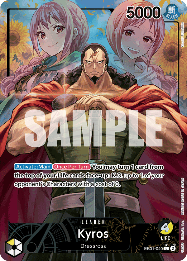 Kyros (Leader) (EB01-040) (Alternate Art)