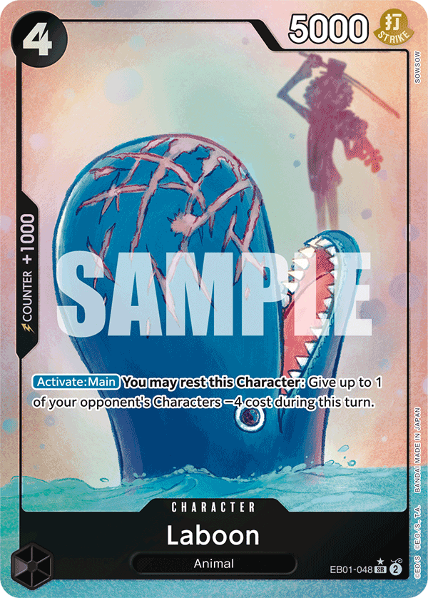Laboon (Character) (EB01-048) (SR) (Alternate Art)