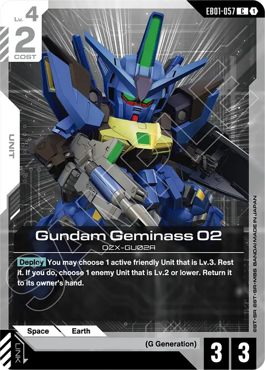 Gundam Geminass 02 (Unit) (EB01-057) (C)