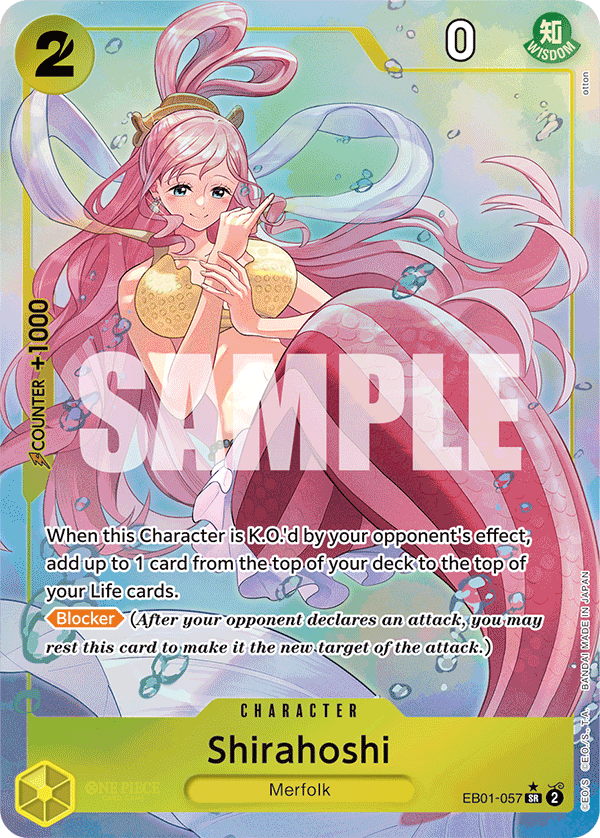 Shirahoshi (Character) (EB01-057) (SR) (Alternate Art)