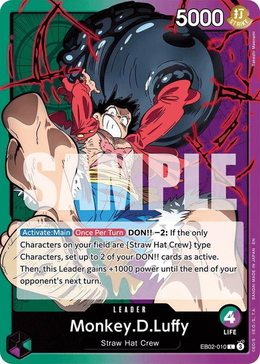 Monkey D Luffy (Leader) (EB02-010) (L)