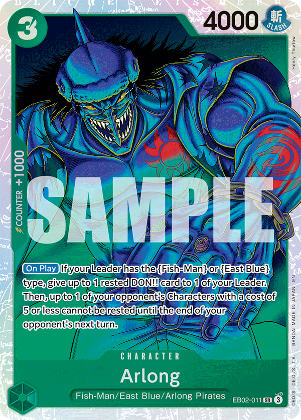 Arlong (Character) (EB02-011) (SR)