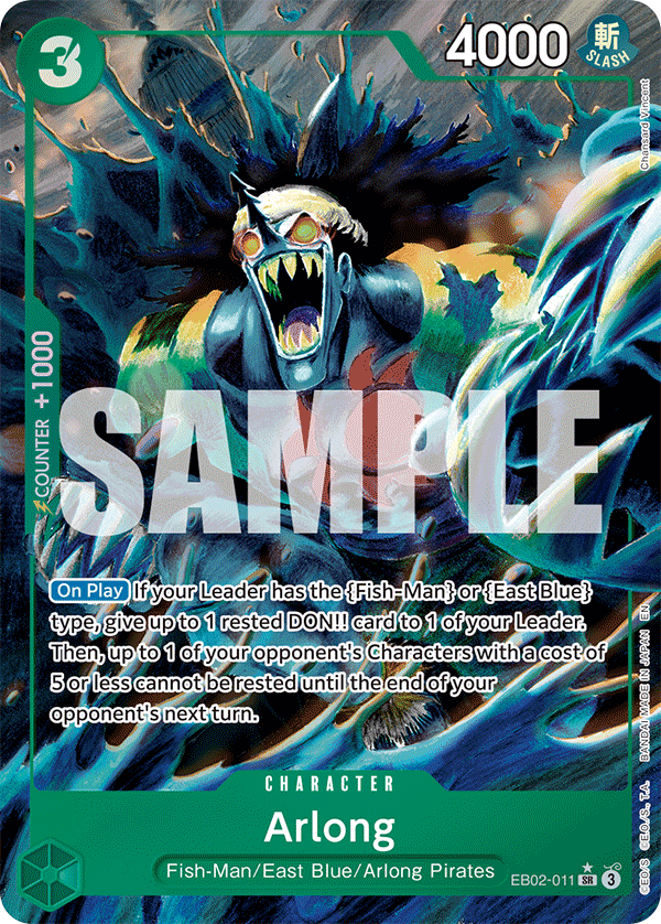 Arlong (Character) (EB02-011) (SR) (Alternate Art)