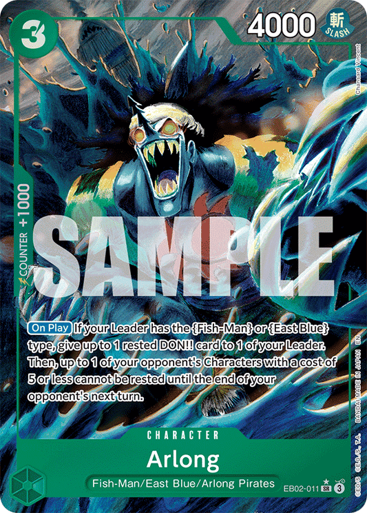 Arlong (Character) (EB02-011) (SR) (Alternate Art)