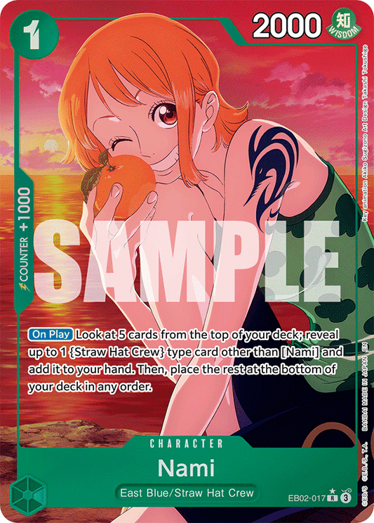 Nami (Character) (EB02-017) (R) (Alternate Art)