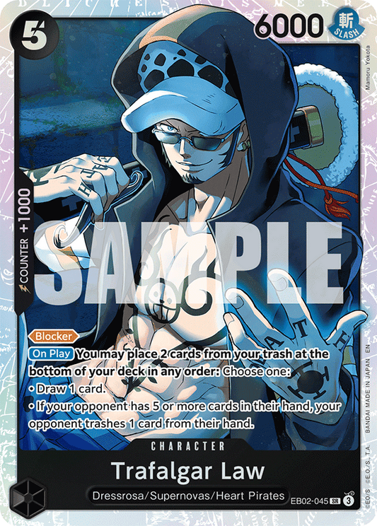 Trafalgar Law (Character) (EB02-045) (SR)