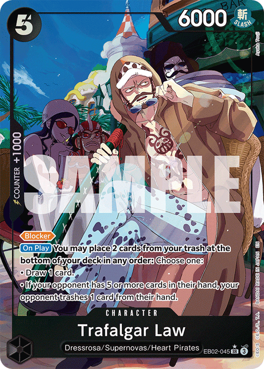 Trafalgar Law (Character) (EB02-045) (SR) (Alternate Art)