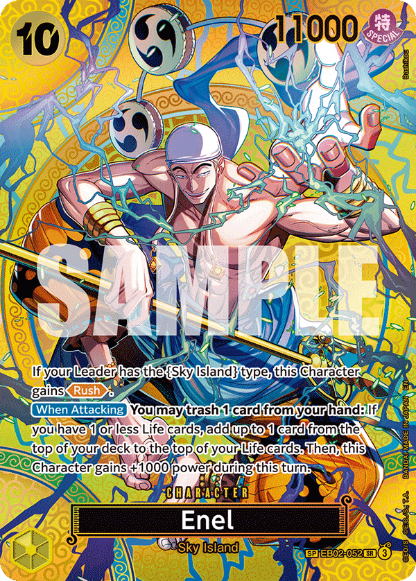 Enel (Character) (EB02-052) (SR) (OP15 Reprint) (SP)