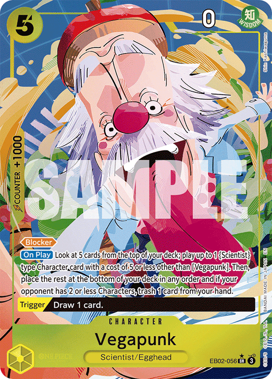 Vegapunk (Character) (EB02-056) (SR) (Alternate Art)