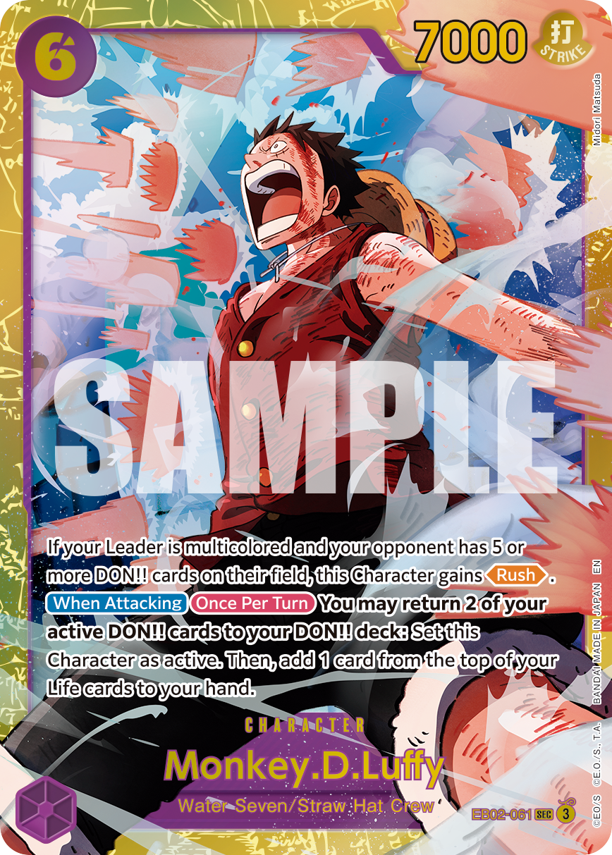 Monkey D. Luffy (PRB02) (EB02-061) (SEC)