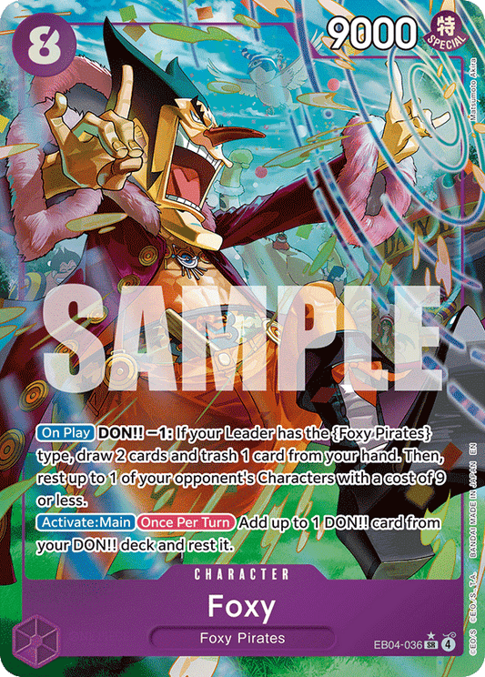 Foxy (Character) (EB04-036) (SR) (Alternate Art)