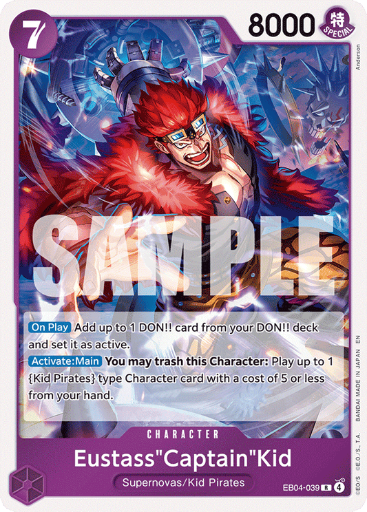 Eustass “Captain” Kid (Character) (EB04-039) (R)