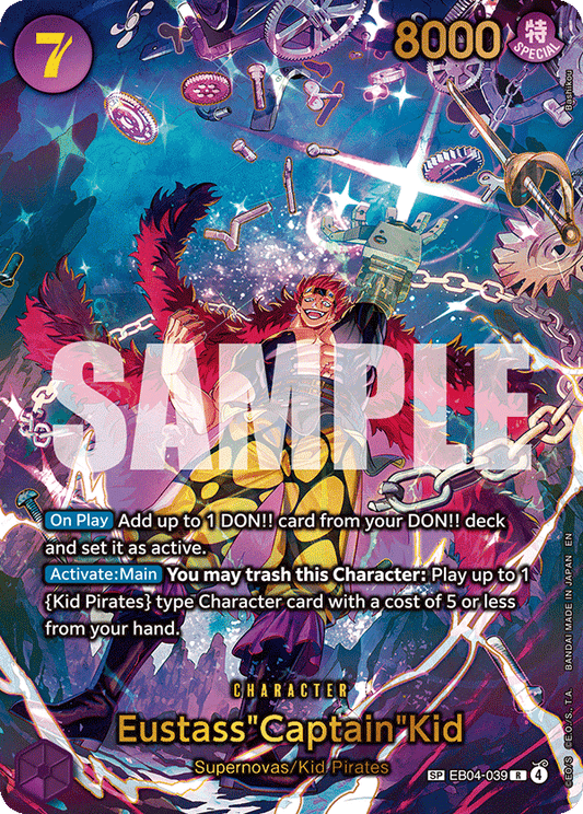 Eustass “Captain” Kid (Character) (EB04-039) (R) (SP)