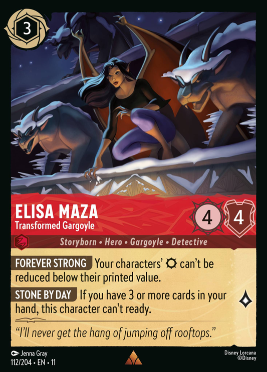 Elisa Maza - Transformed Gargoyle (Floodborn - Hero - Detective)(112/204 EN 11) (R)