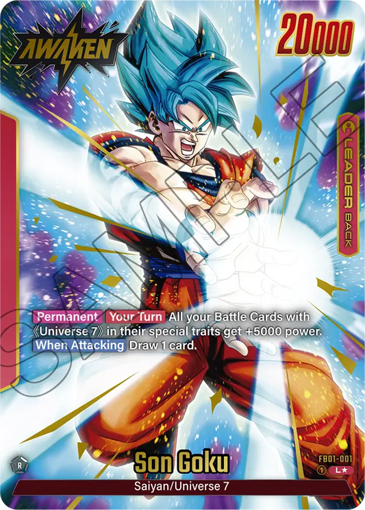 Son Goku (Leader) (FB01-001) (Alternate Art)