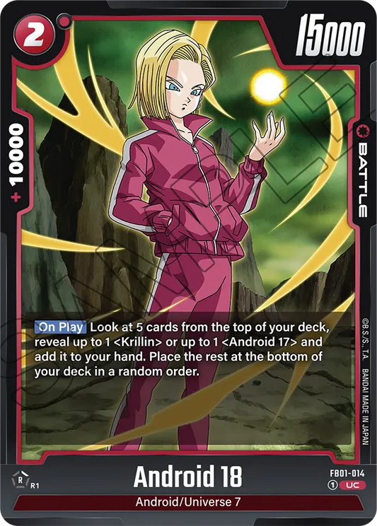 Android 18 (Battle) (FB01-014) (UC)