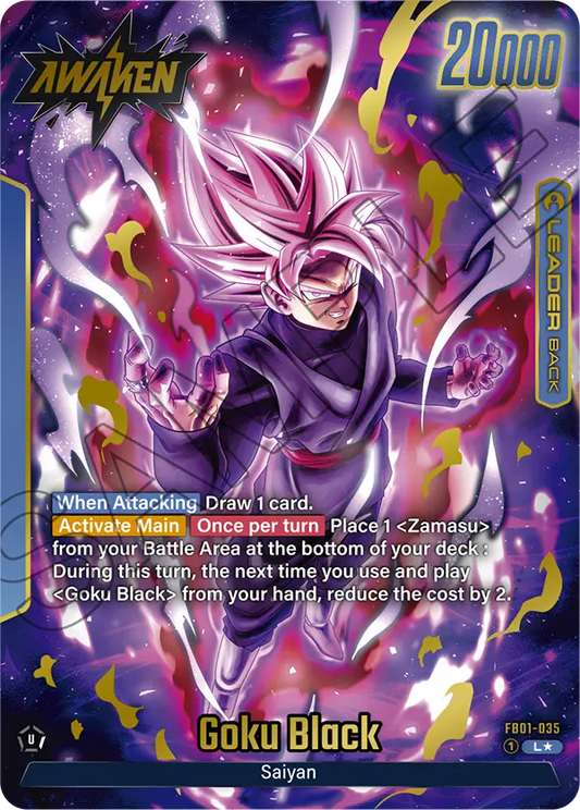 Goku Black (Leader) (FB01-035) (Alternate Art)
