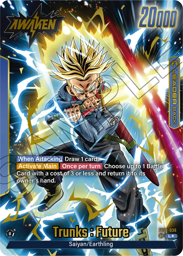 Trunks: Future (Leader) (FB01-036) (Alternate Art)