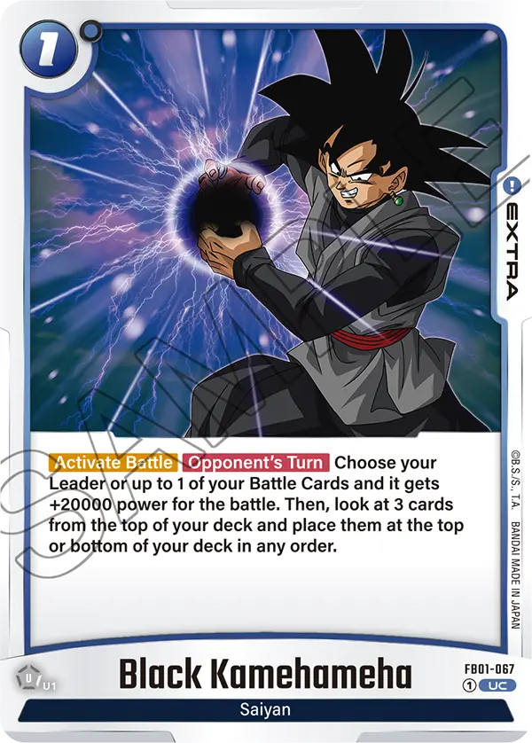 Black Kamehameha (Extra) (FB01-067) (UC)