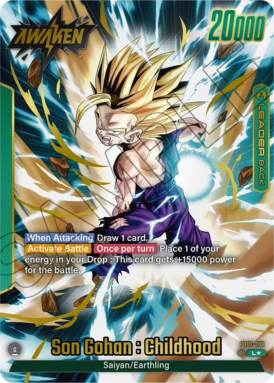 Son Gohan : Childhood (Leader) (FB01-071) (Alternate Art)