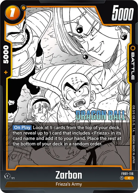 Zarbon (Battle) (SB02 Reprint) (FB01-116) (C)
