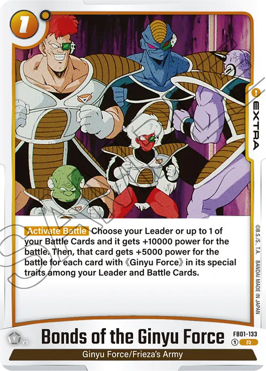Bonds of the Ginyu Force (Extra) (FB01-133) (R)