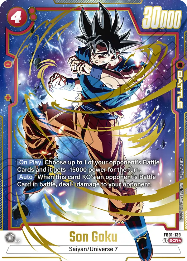 Son Goku (Character) (FB01-139) (SCR) (Alternate Art)