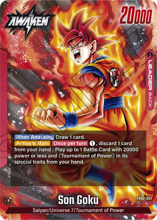 Son Goku (Leader) (FB02-001) (L)