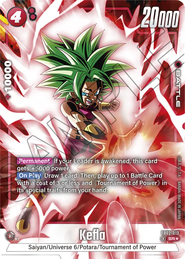 Kefla (Character) (FB02-013) (SR) (Alternate Art)