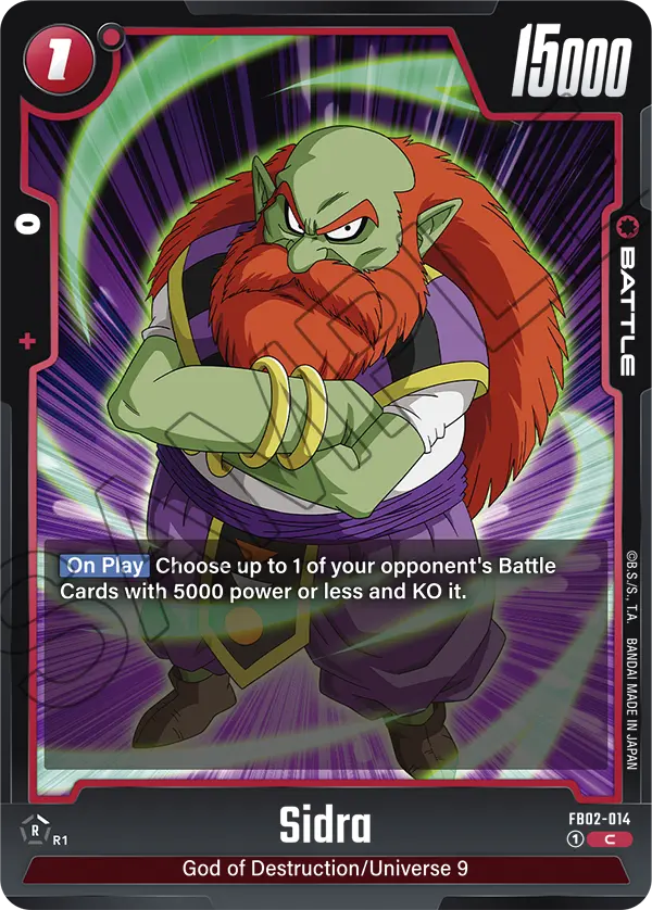 Sidra (Battle) (FB02-014) (C)