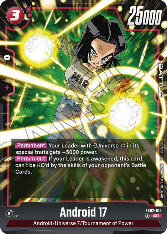 Android 17 (Character) (FB02-015) (SR)