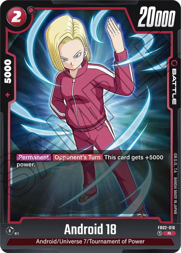 Android 18 (Battle) (FB02-016) (R)