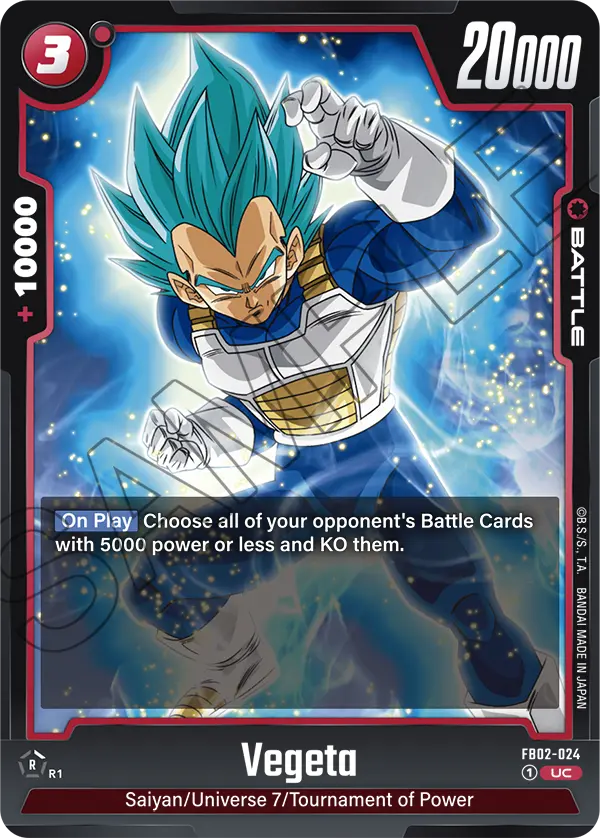 Vegeta (Battle) (FB02-024) (UC)