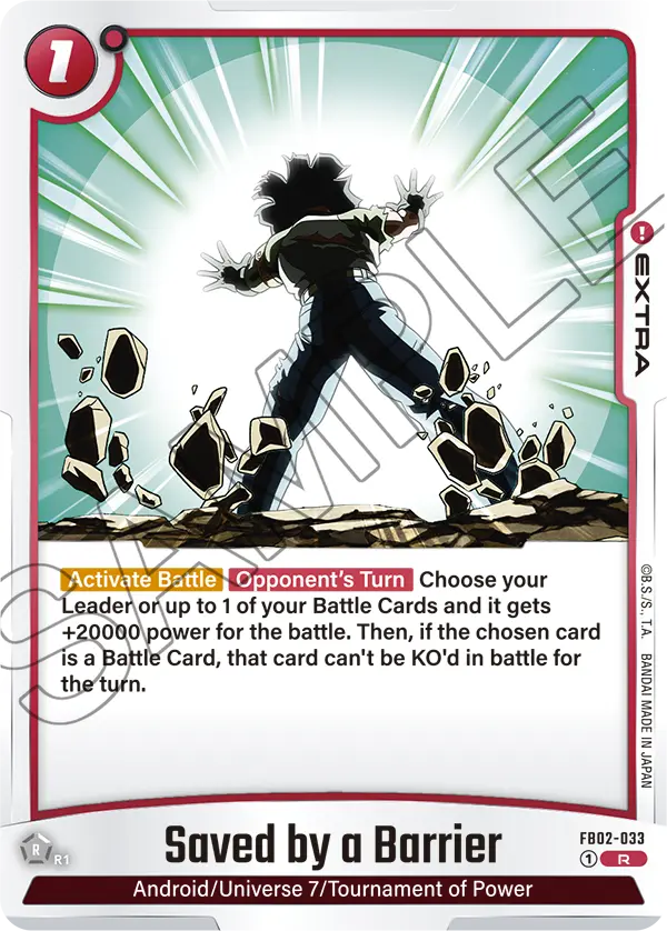 Saved by a Barrier (Extra) (FB02-033) (R)