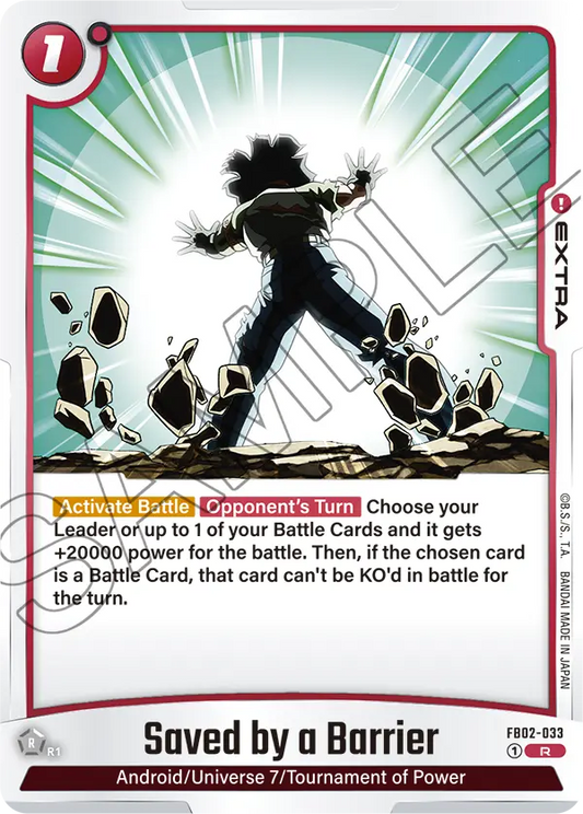 Saved by a Barrier (Extra) (FB02-033) (R)
