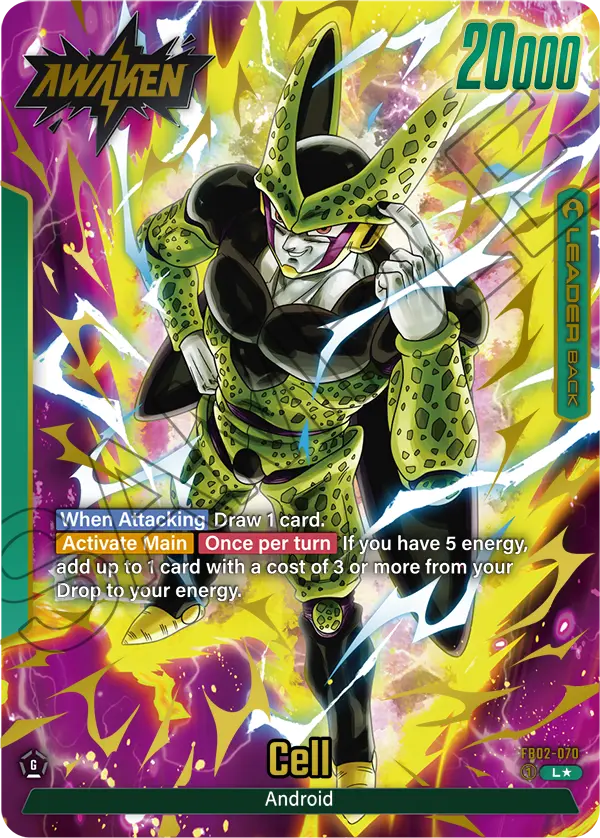 Cell (Leader) (FB02-070) (Alternate Art)