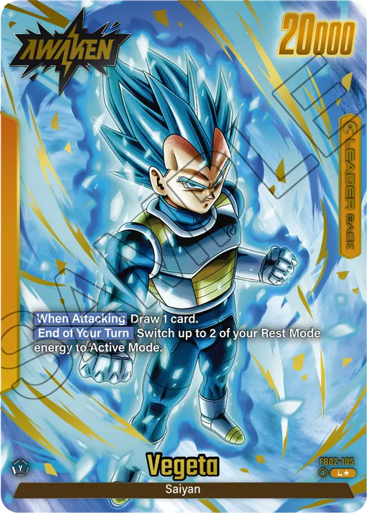 Vegeta (Leader) (FB02-105) (Alternate Art)