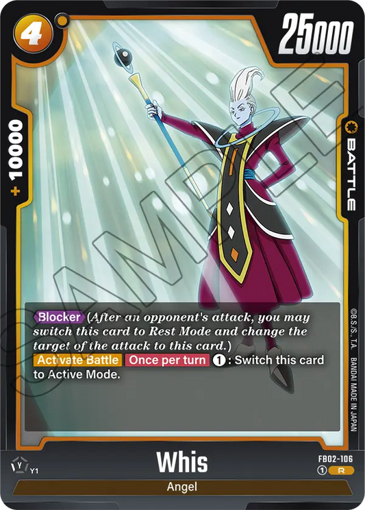 Whis (Battle) (FB02-106) (R)